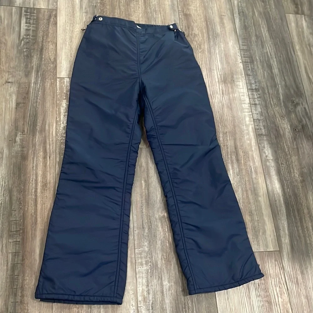 Vintage Navy Roffe Skiwear Ski Snow Pants